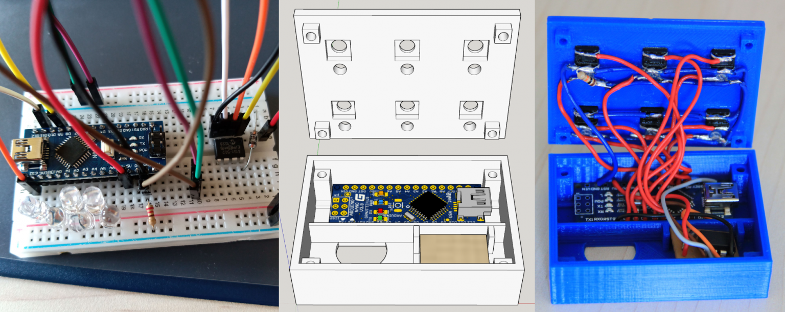 microcontroller development, electronics, 3D printed parts, soldering