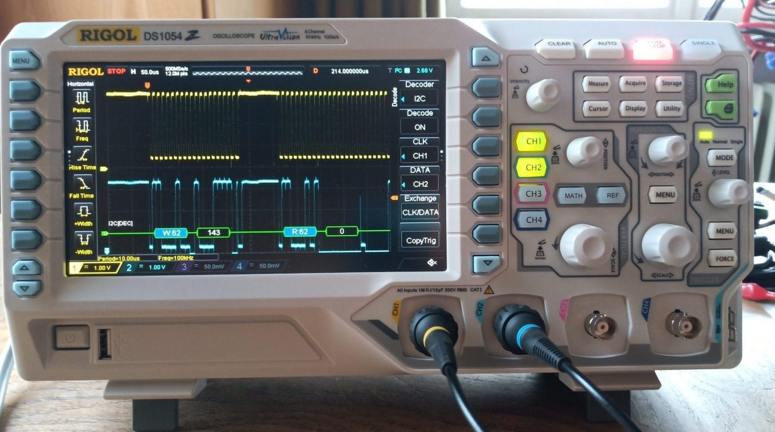 I2C Decoding with an Oscilloscope